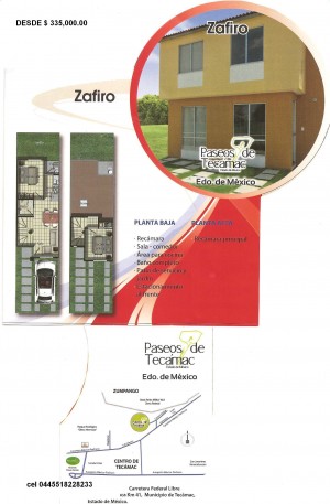 Maria Vallejo Miranda Avisos dse propiedades en Mexico en Tec&aacute;mac |  Venta de casas en Paseos de Tecamac un desarrollo muy exclusivo, Si estas buscando y no encuentras tenemos la casa adecuada a tu presupuesto