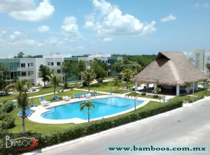 Rentas Bamboos Avisos dse propiedades en Mexico en Playa del Carmen |  Moderno, amplio, a/a, alberca, 2 rec, sin muebles, Sin costo de contrato