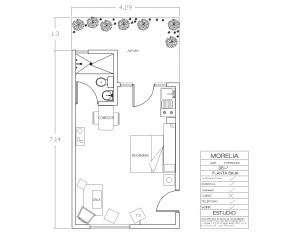 Fernanda Castillo Avisos dse propiedades en Mexico en �lvaro Obreg&oacute;n |  Loft con terraza bien ubicado al sur de la cd.   , Tistik 3 morelia